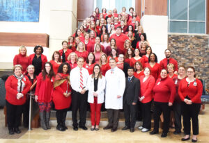 Go Red for Women at J.W. Ruby Memorial Hospital